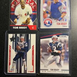Tom Brady Football / Baseball Cards