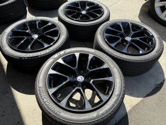 20” BMW X5 OEM Factory Gloss Black Wheels With Tires 