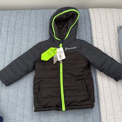 Boys Puffer jacket With Sherpa Lining 