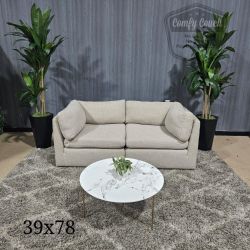 🛋️ Small Modular Loveseat (Delivery Available!! )