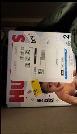Size size 2 NEVER OPENED SNUG AND DRY