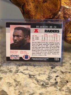 Error 🤯 !! Rare 1990 Pro Set Bo Jackson / Andre Ware Wrong-Back Error Card !