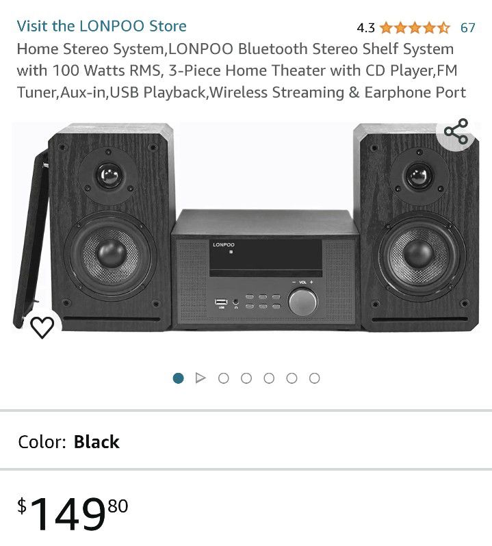 Home Theater System/ Speakers/ Home Speaker System/ Bluetooth USB CD Player