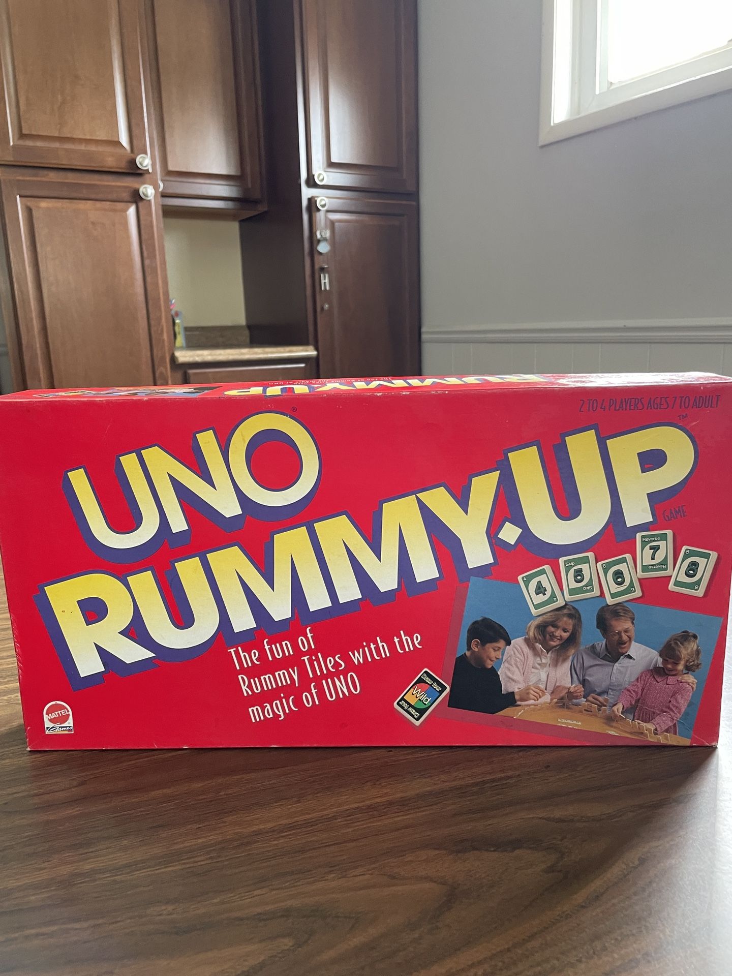 Vintage 1993 UNO Rummy-Up Board Game 