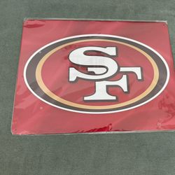 San Francisco 49ers 12”x18” Metal Tin Sign Home Decor