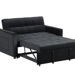 Maeve Black Loveseat Sleeper