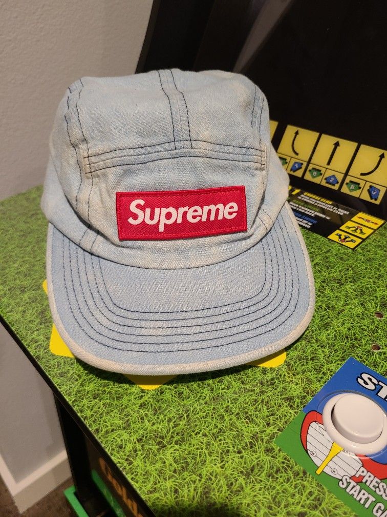 Supreme Washed Chino Twill Camp Cap