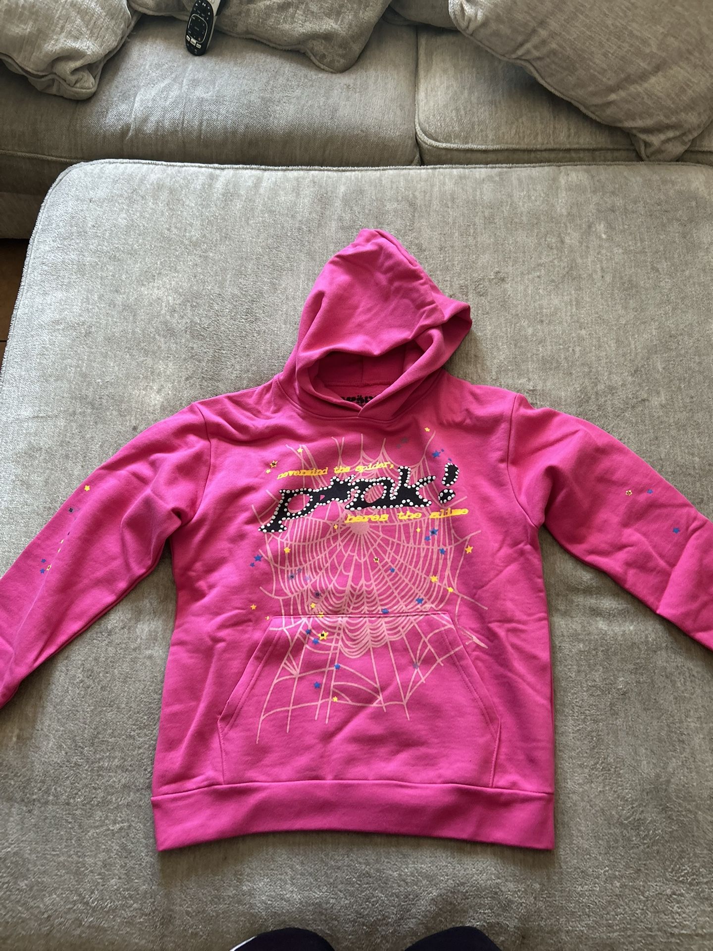 Pink Sp5der hoodie