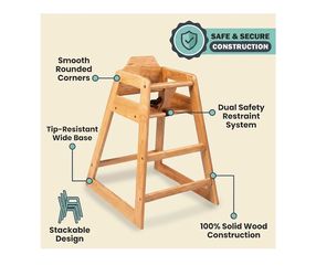 Wooden High Chair