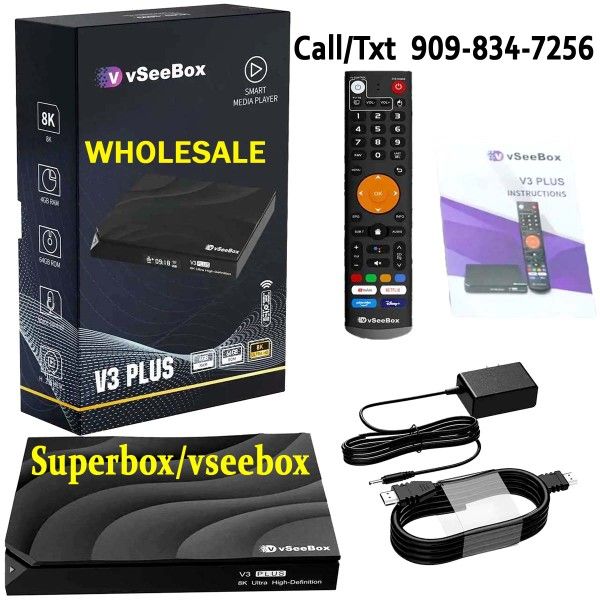 VSEEBOX V3 PLUS new Model Wholesale PRICE reseller super box V3 Superbox