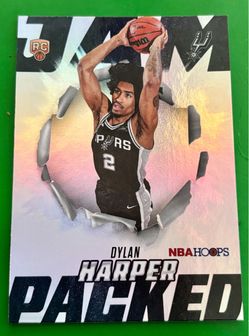 2025-26 Topps NBA Hoops Dylan Harper Jam Packed JP-12 Rookie RC Spurs