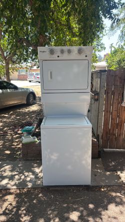 Whirlpool stacked washer dryer