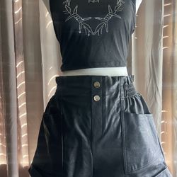Leather Shorts 
