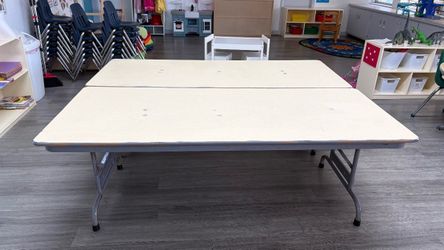 Two classroom tables