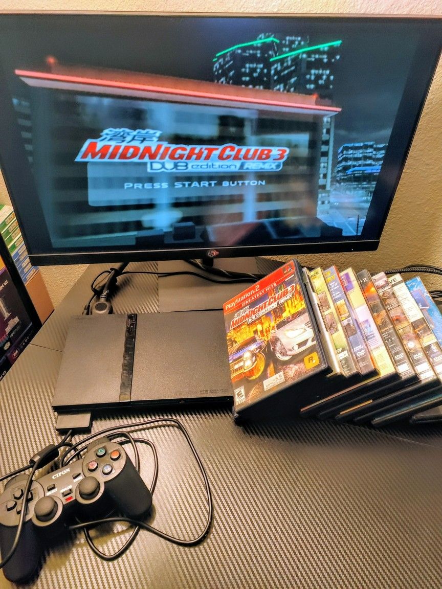 PlayStation 2 PS2 Slim & Games