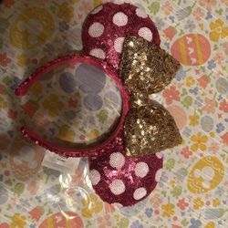 Pink And Good Disney Ears 