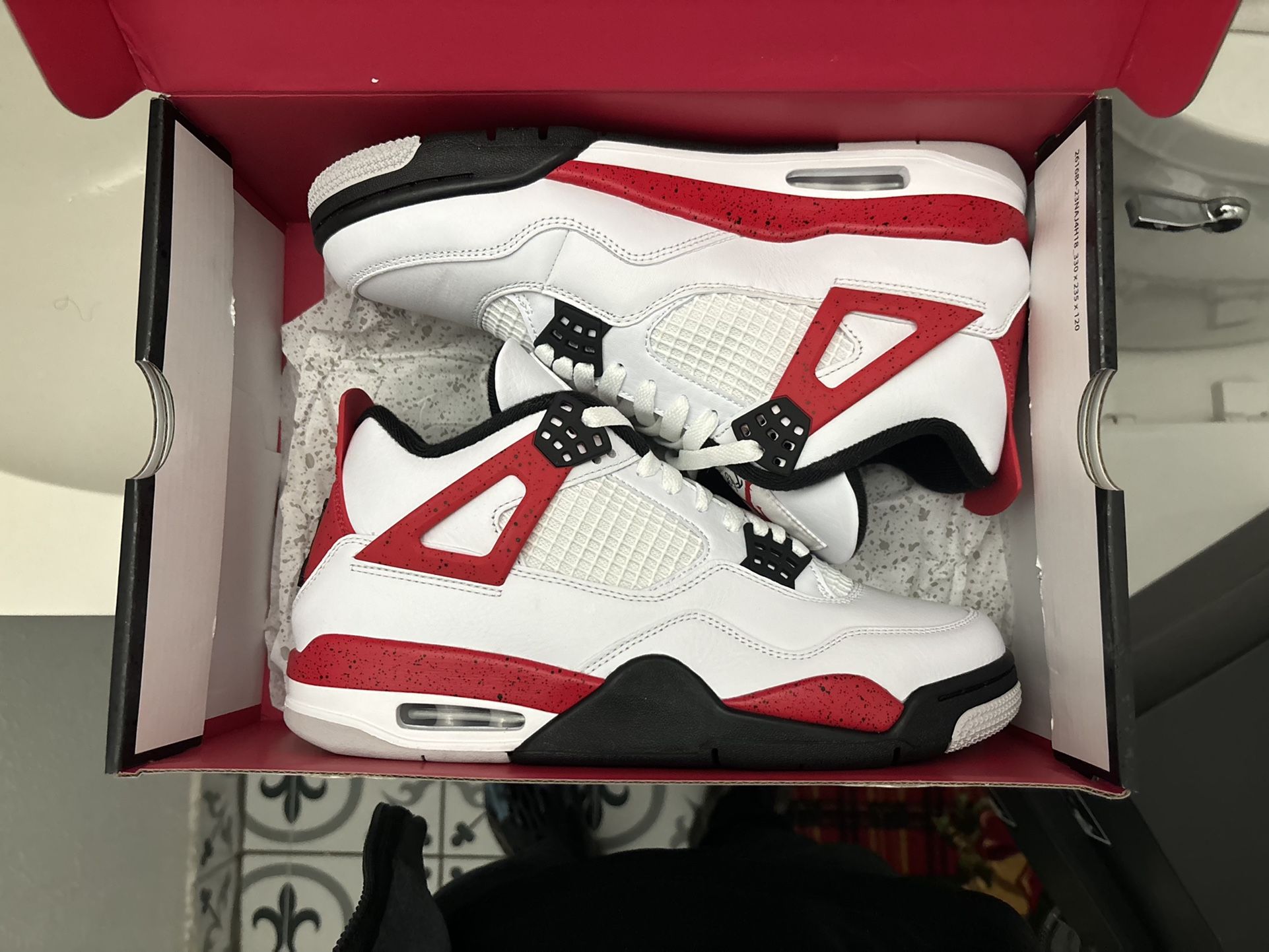 Ds Air Jordan Red Cement 4s Size 9