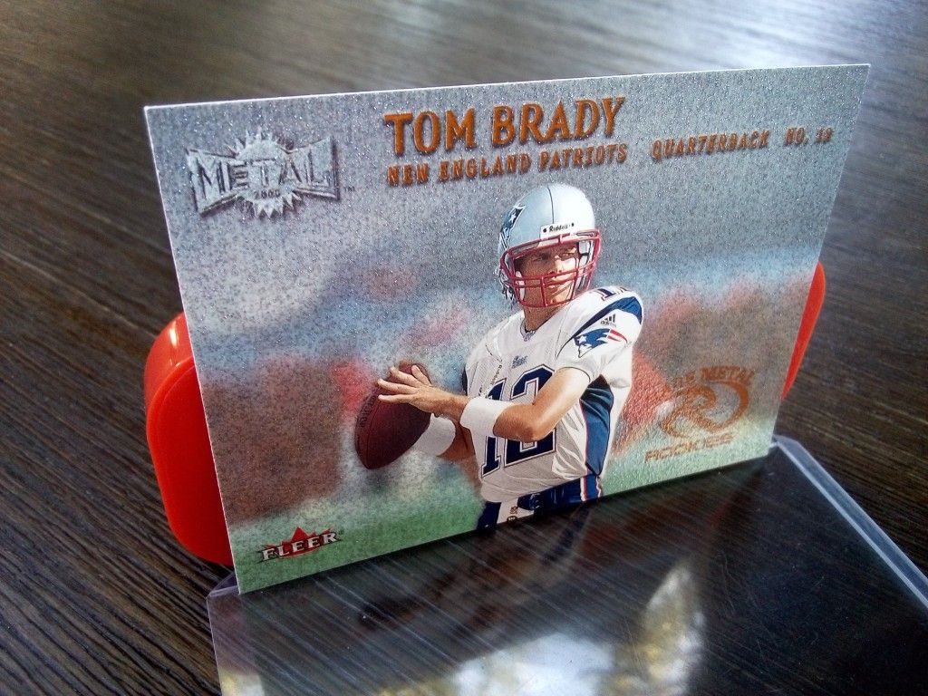 2000 Fleer Metal Tom Brady NM Football Card