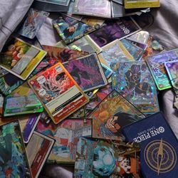One Piece Cards And Some Dragon Ball Super Card Game Cards Available 