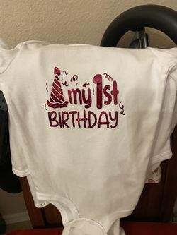 Baby onesies. Special made for all occasions