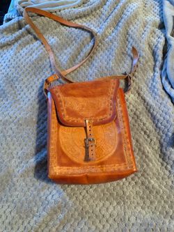 Leather satchel