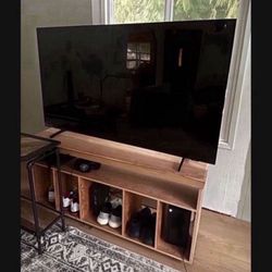 Low Price Moving- Solid Wood tv Console 