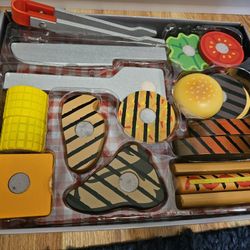 Melissa & Doug Grill & Serve BBQ Set