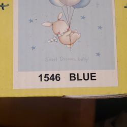 NEW Plush Soft Baby Blanket In Blue Or Pink 