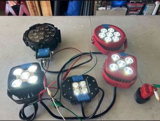 LED Spot Lights (Brand New Only Single Lights) From A Display All 6 Lights $100