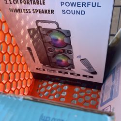 Portable Wireless Speaker With Remote 