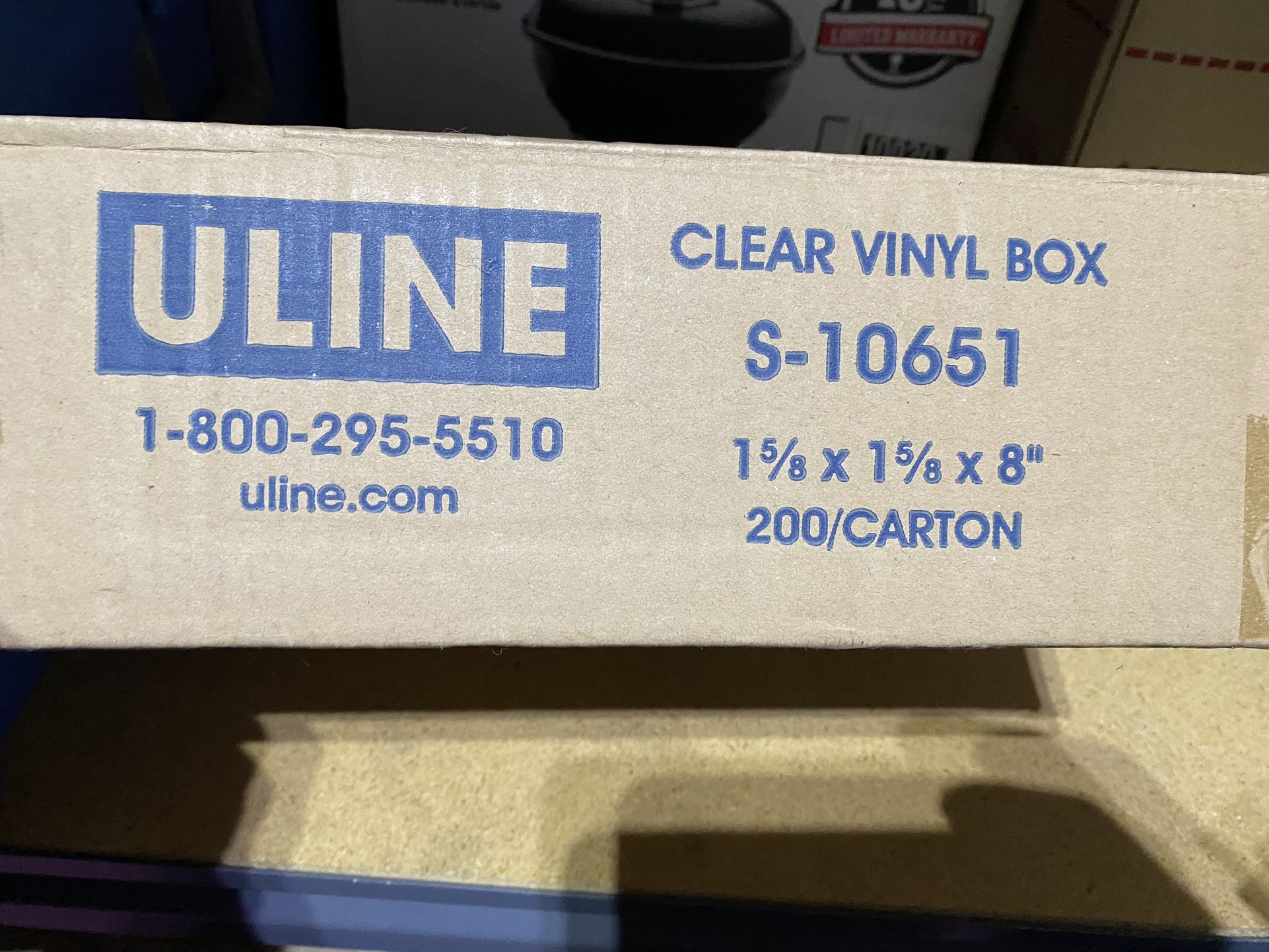 Brand New Clear Plastic Boxes