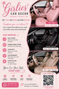 Girlies Car Decor & Interior Styling
