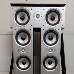 Polk Audio Center And Tower Speakers - CS2 And Monitor 70