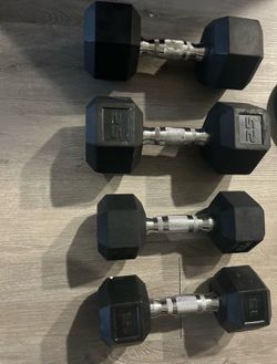 Cap Dumbells & Plates 2/25,2/15, 2/10