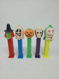 Vintage Halloween Pez Dispenser Lot of 5