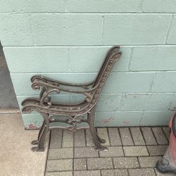 Set Of Cast Iron Sides For Your New Yard Bench