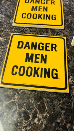 Coaster .DANGER MEN COOKING COASTERS
