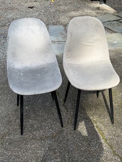 Two Velvet Chairs