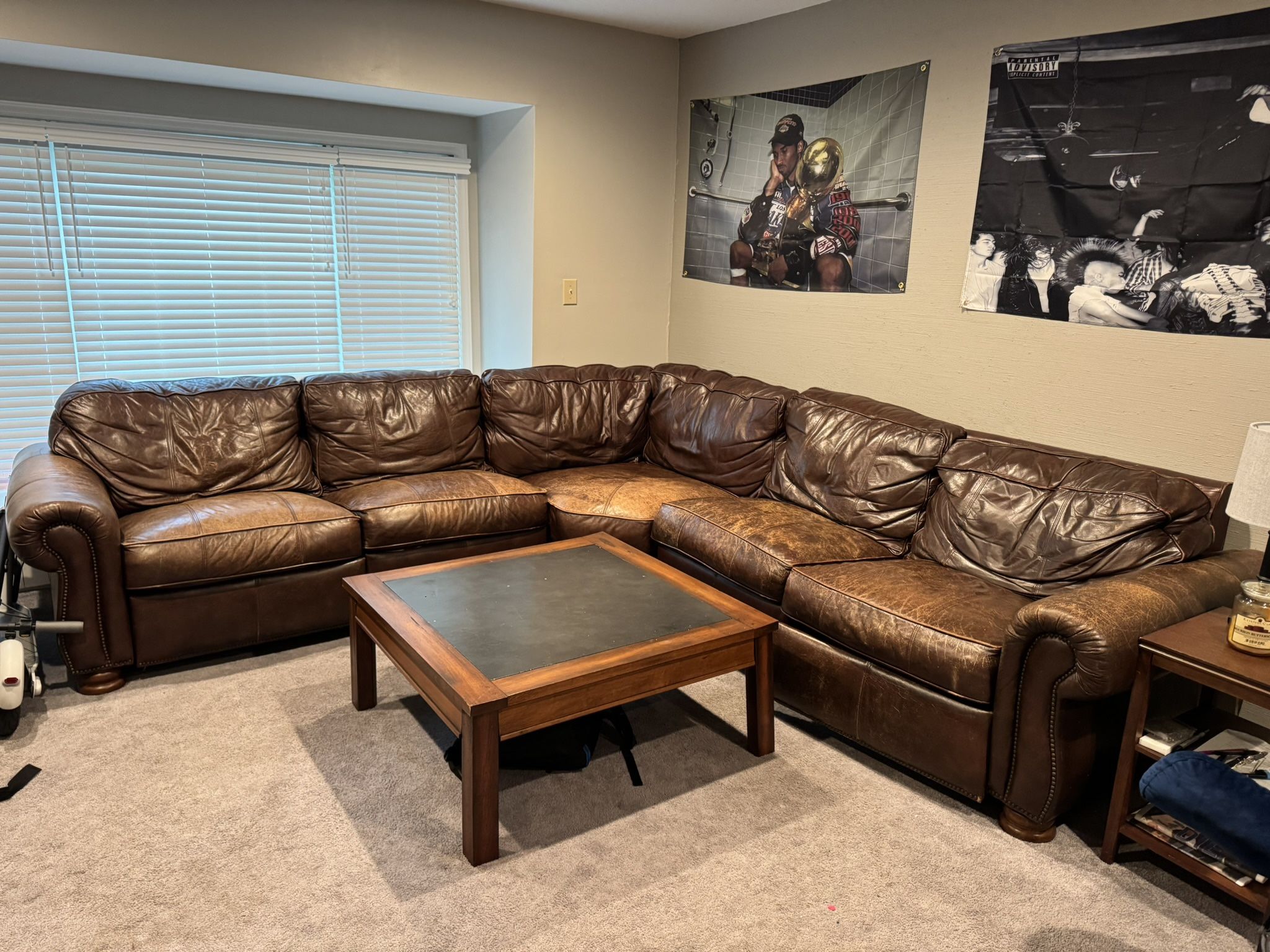 Leather Sectional Couch