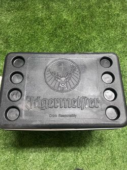 Vintage Jägermeister ice chest