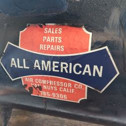 (USED) All American air compressor co. 30 gal. air compressor