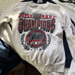 Vintage Super Bowl Sweatshirt Xl Kids