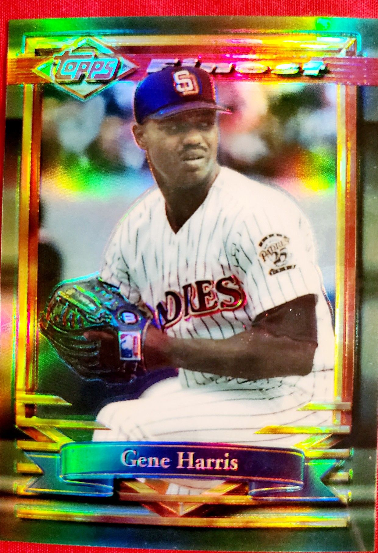 Gene Harris Topps Finest Card #340