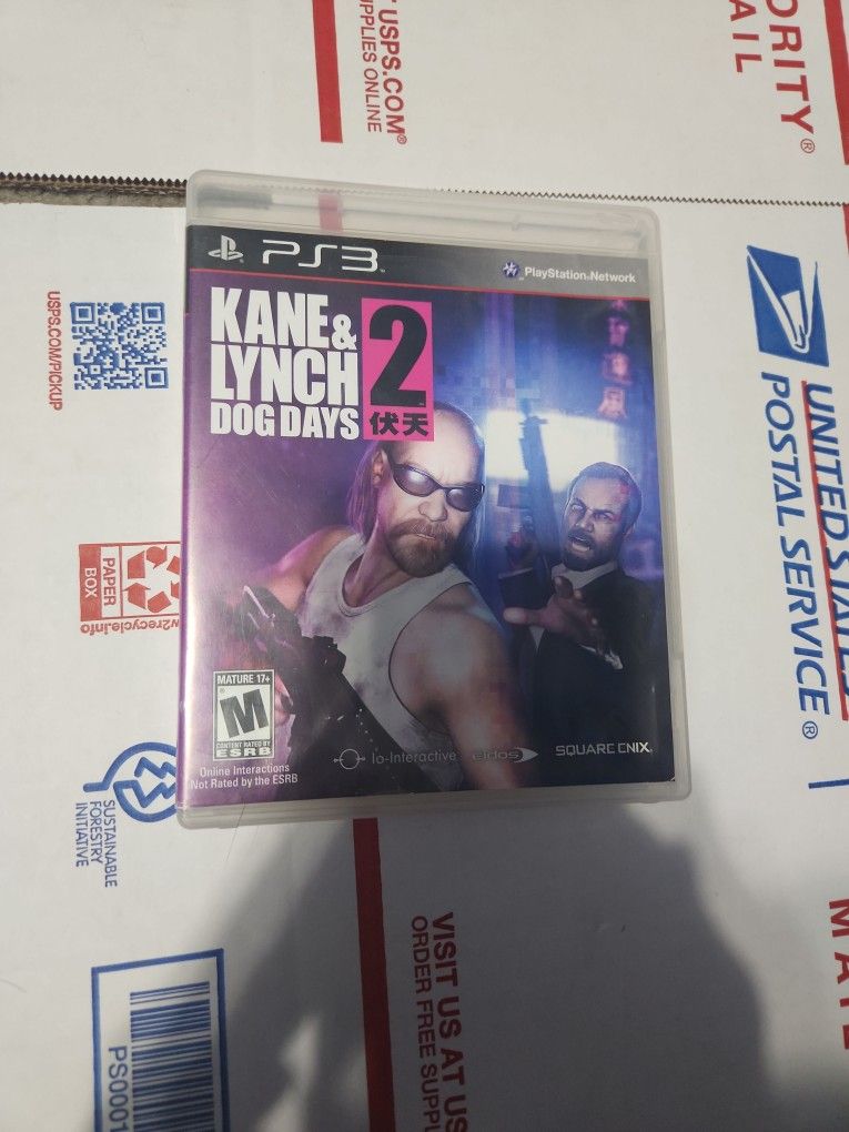 Kane & Lynch Dog Days 2 Ps3 Game