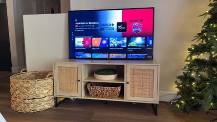Wood TV stand