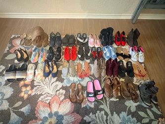 Large Lot of Women's Shoes – 25+ Pairs