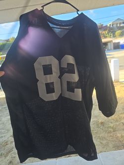 Black Football Jersey Number 82