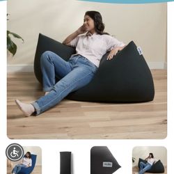 NEW Yogibo bean bag black 49"
