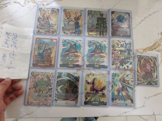 Dragon ball z/ dragon ball super trading cards