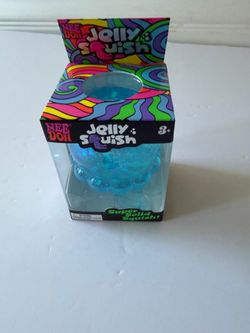 Authentic Needoh JellySquish Brand New Blue  $35